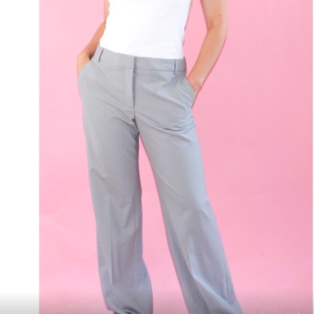 Burberry Grey Wide Leg Trousers